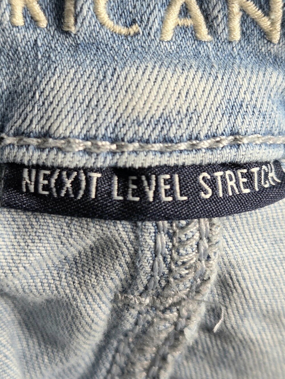 American Eagle Ne(x)t Level Stretch Blue 4 Pocket HiRise Jegging Size 10 Regular - Picture 6 of 11